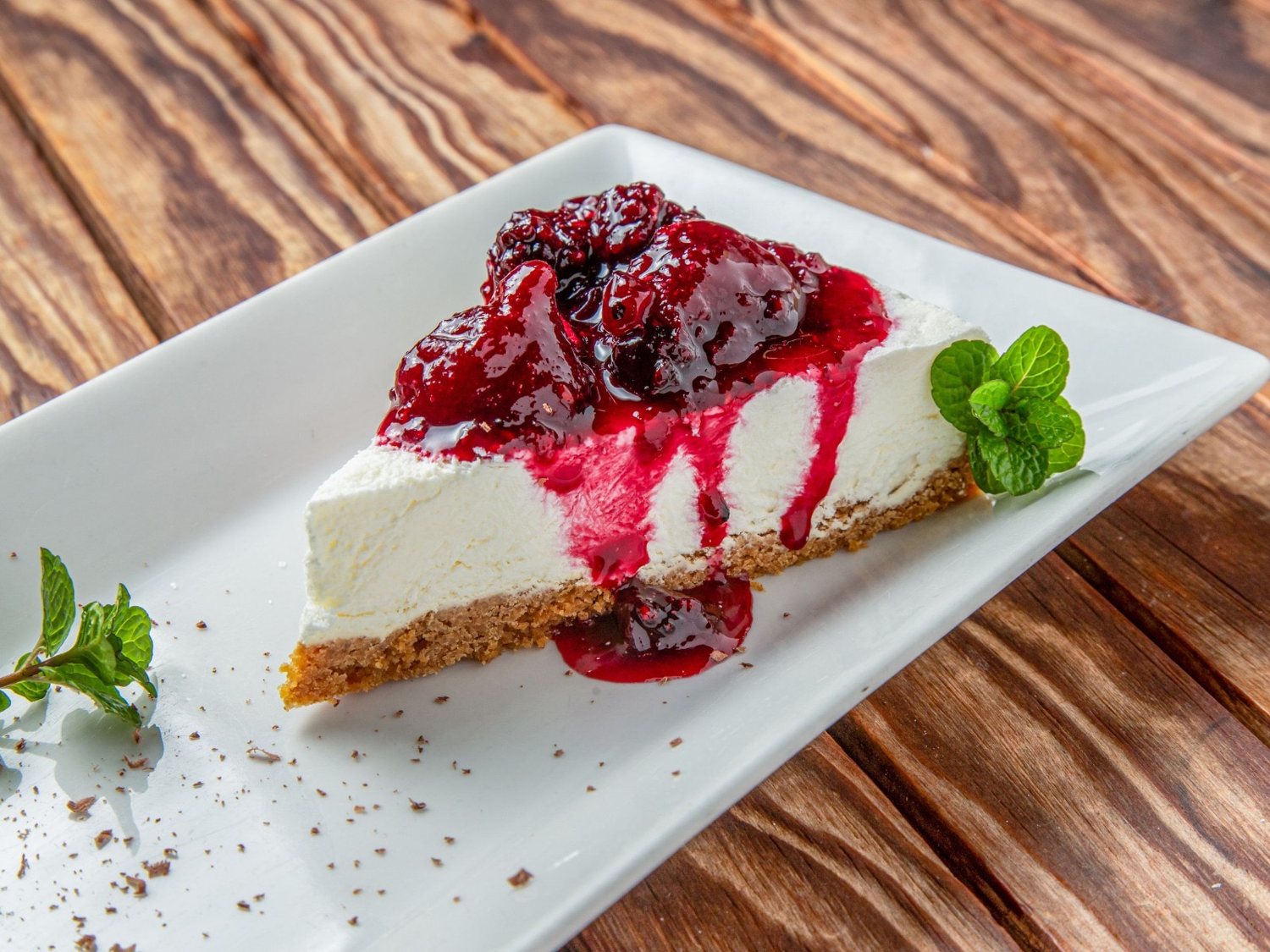 Cheesecake de frutos vermelhos